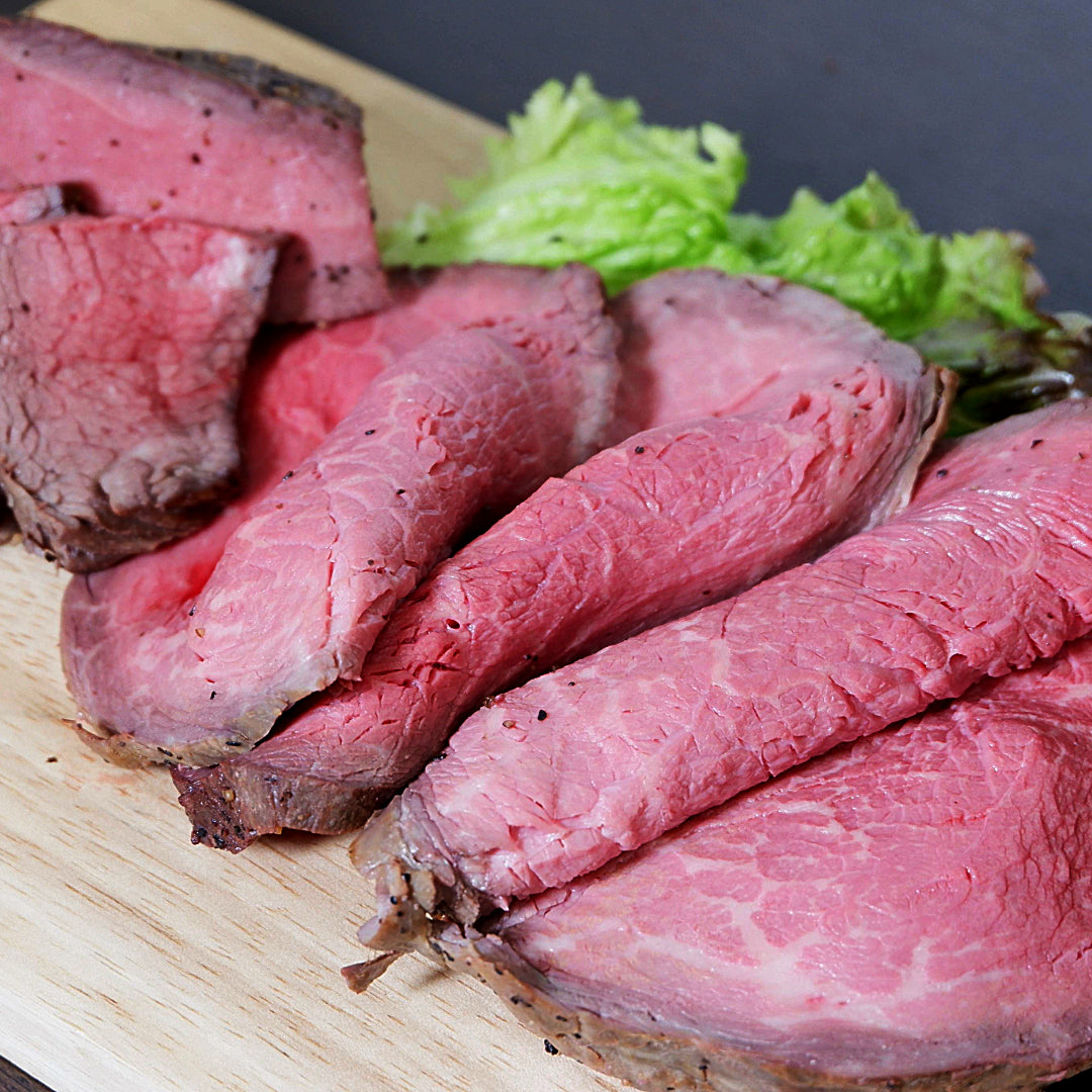 【あか牛(熊本和牛)】ローストビーフもも 300g/600g/900g ソース付き