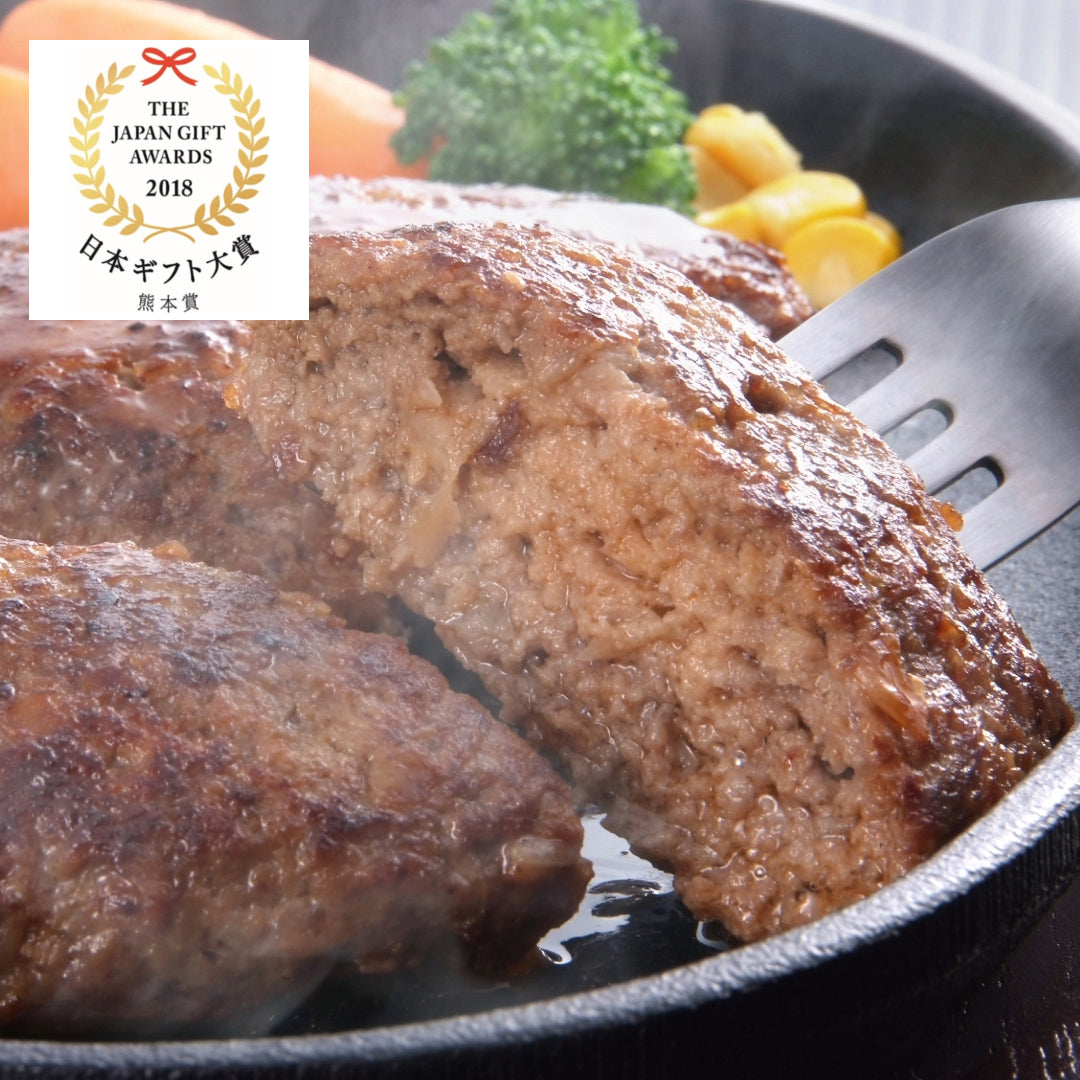 【あか牛(熊本和牛)】ハンバーグセット くまモンパッケージ 1個120g3個セット/6個セット