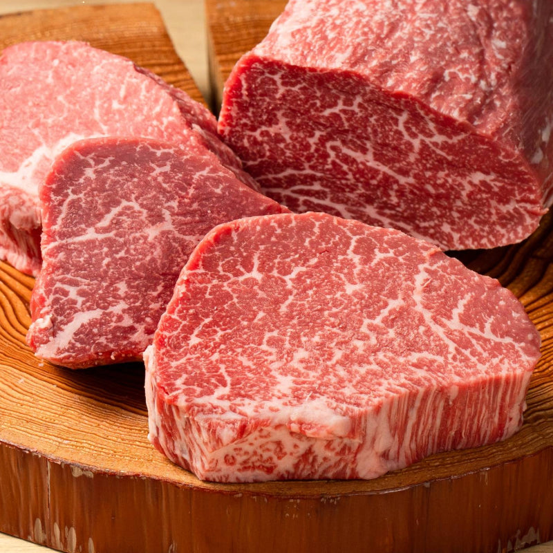 【赤身肉市場】赤身肉ステーキ　ヒレ　牛種おまかせ　150g