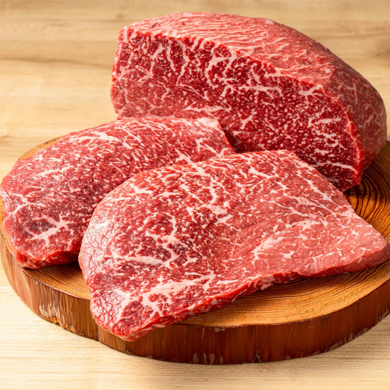 【赤身肉市場】赤身肉ステーキ　2種　牛種おまかせ　150g×2枚