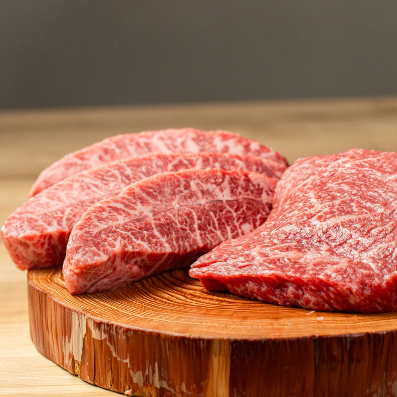 【赤身肉市場】ステーキ2種食べ比べセット（短角牛・あか牛）　400g