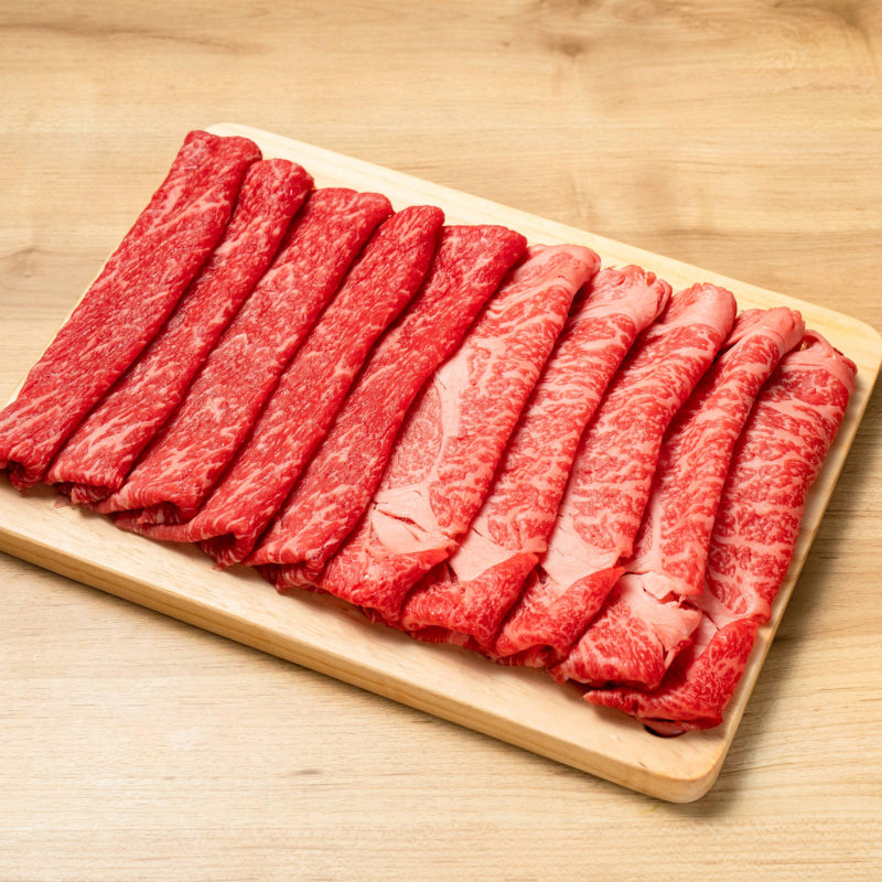 【赤身肉市場】すき焼き食べ比べセット（短角牛・あか牛）　250g×2P